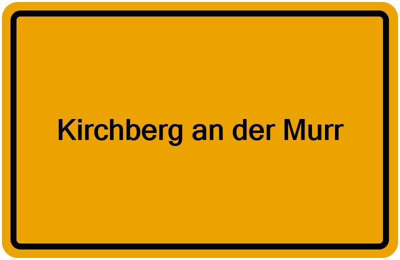 Handelsregister Kirchberg an der Murr